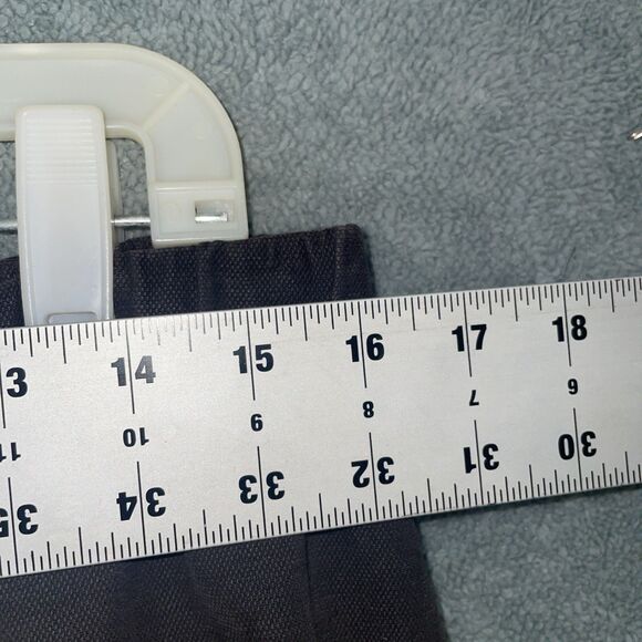 Eileen Fisher Pants Womens Size Medium Black Straight Leg Stretch Elastic Waist - Picture 5 of 11